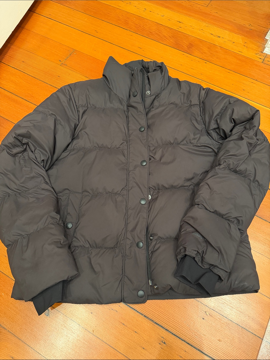Patagonia Silent Down Puffer Jacket In Black